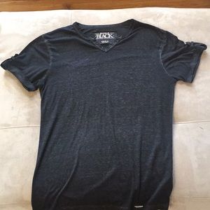 Men’s buckle black premium slim fit t shirt medium